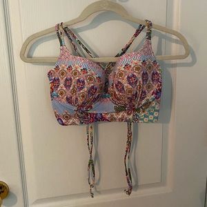 Blush Small 32/34 DDD/F Longline Bikini Top
